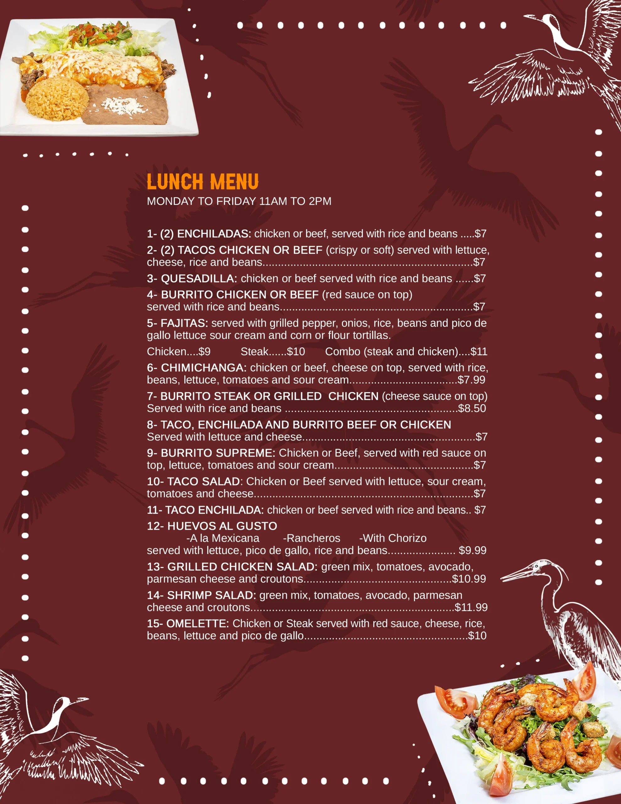 7 LUNCH